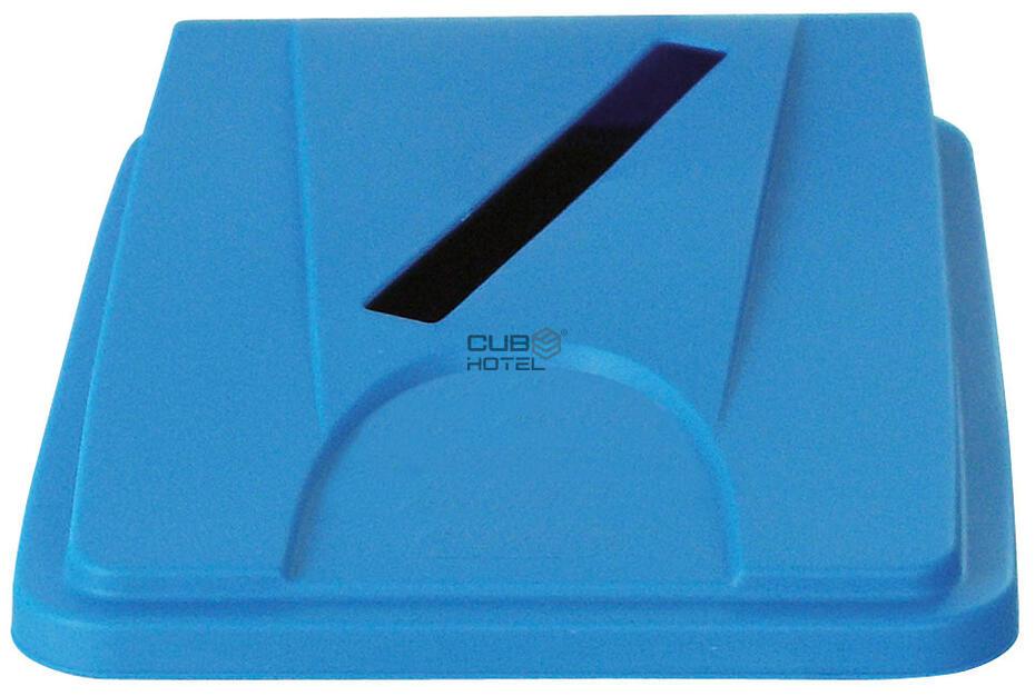 Tapa Azul Para Balde Reciclaje Papel